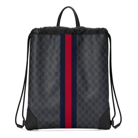 gucci drawstring backpack review|gucci small backpack price.